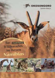 Jagd und Gästefarm Okosongoro Namibia - Broschuere